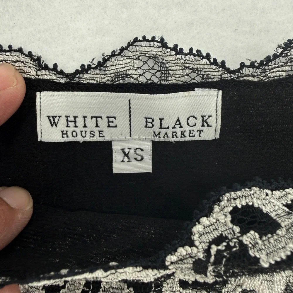 White House Black Market intricate floral